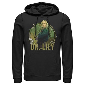 Men's Jungle Cruise Dr. Lily Portrait Pull Over Hoodie - 1 of 4