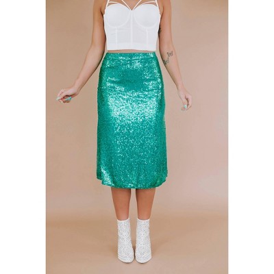 Women's More Of Glam Sequin Skirt - Everyday Chic Boutique