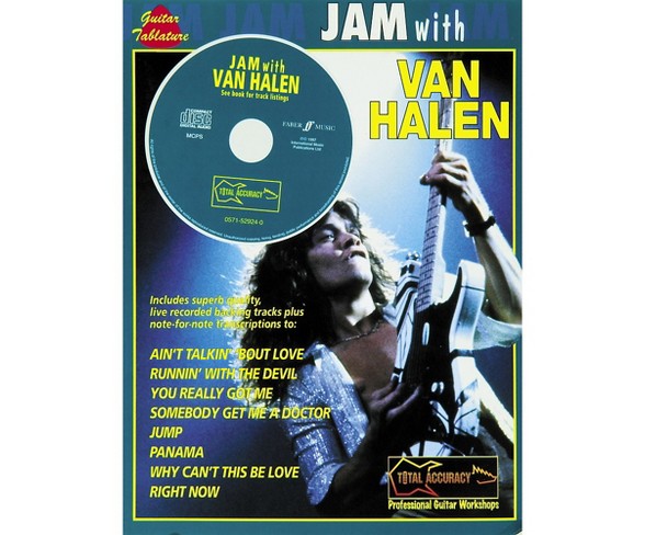 Alfred Jam With Van Halen Guitar Tab Book and CD
