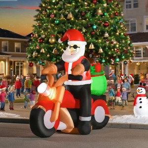 Hrinhom Outdoor Christmas Inflatable Decoration With Lights - 1 of 4