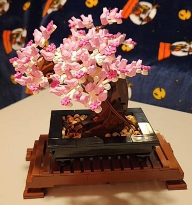 LEGO Icons Bonsai Tree Building Set 10281 - Featuring Cherry Blossom  Flowers, DIY Plant Model for Adults, Creative Gift for Home Décor and  Office Art