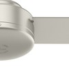 Hunter 44" Presto Ceiling Fan Matte Nickel Finish - Modern Design with 3 Blades for Indoor Use, Wall Control Included - 2 of 4