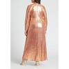 ELOQUII Women's Plus Size Cross Front Sequin Maxi Dress - 3 of 4