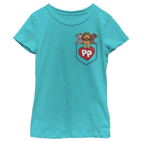 Girl's Pound Puppies Puppy Pocket T-Shirt - image 1 of 3