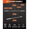 7Ft Olympic Barbell Bar for Power Lifting and Weightlifting, 1000LBS Capacity, 2 Inch Barbell 45 Lbs for Squats, Curls, Deadlifts - 3 of 4