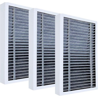Nispira True HEPA Filter Replacement Compatible with Filtrete F2 Odor Air Purifier FAP-C02-F2 FAP-T03-F2. Compared to part F2 FAPF-F2-O, 3 Packs