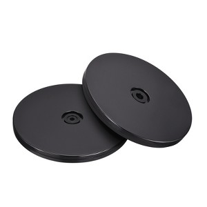 Unique Bargains Acrylic 360 Degree Rotating Durable Convenient Lazy Susan Base Turntable 2 Pcs - 1 of 4