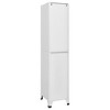 Locker Grey Steel Large Locker Cabinet Rectangular Industrial  vidaXL - 3 of 4