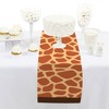 Big Dot of Happiness Giraffe Print - Petite Safari Party Paper Table Runner - 12 x 60 inches - 2 of 4