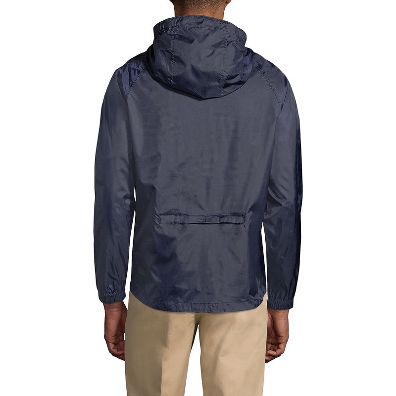 Lands' End School Uniform Men's Packable Rain Jacket, 2 of 6