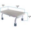 5 Star Super Deals Medical Stepping Foot Stool w/ Non Slip Grip & Drainage Holes - Supports 450lbs For Bathtub, Shower, Kitchen, Bedroom - 3 of 4