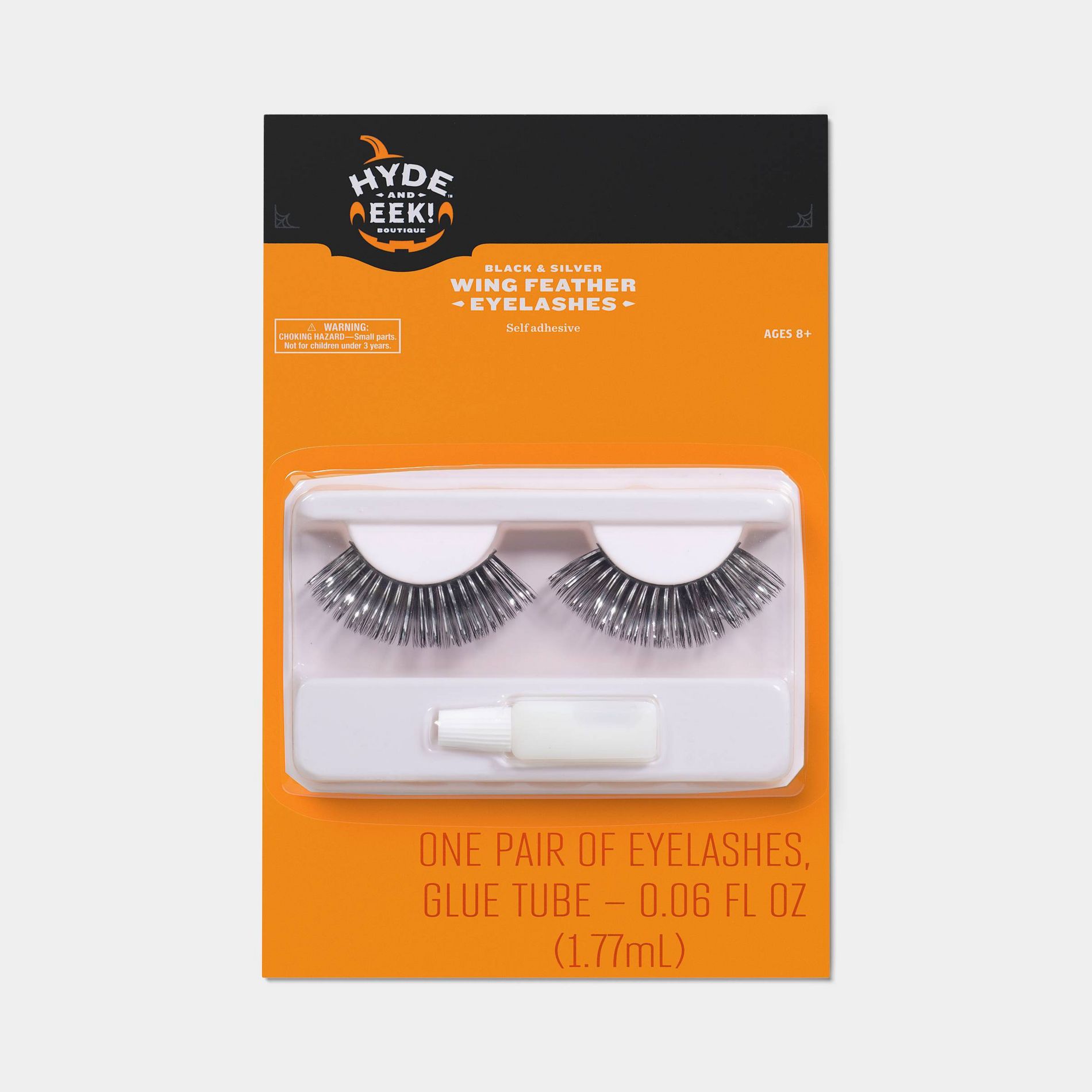 False Eyelashes - Black/Silver - 2ct - Hyde and EEK! Boutique™