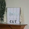 Ganz 15.75" Gray and Black "fresh CUT" Galvanized Truck Christmas Wall Hanging - 3 of 3