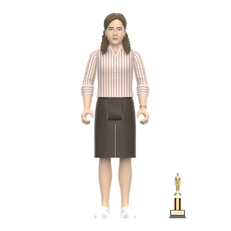 Super 7 ReAction The Office Pam Beesly with Dundie Figure, 1 of 6