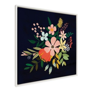 Kate and Laurel Sylvie Floralis C Framed Canvas by Mia Charro - 1 of 4