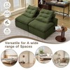 LIVAREEmlen Modular Sofa,Soft Corduroy Fabric,Neck Pillow-Back Lounge Sofa Chair,Reading Nook, or Apartment Living,2 Seats,Upholstered - 4 of 4