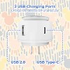 Disney Mickey Mouse and Friends Touch LED Night Light with USB Charging Station- Mickey LED Nightlight with 6 Light Settings, USB 2.0 and USB Type C Ports- Mickey Mouse Gifts for Woman, Adults and Kids - 3 of 4