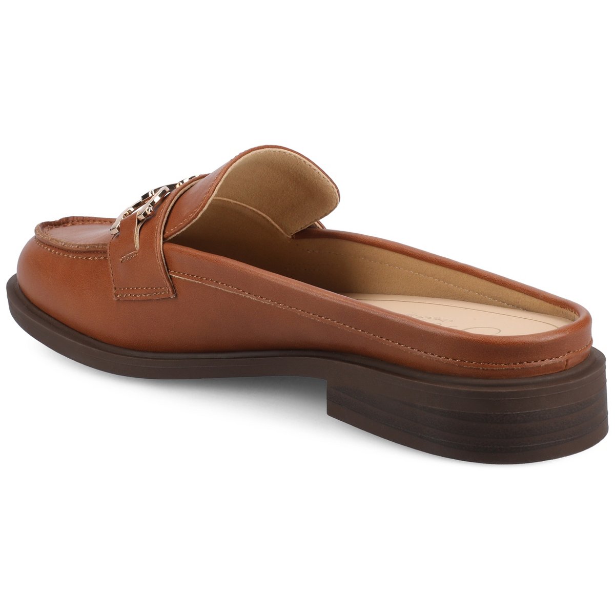 Женские туфли Journee Collection Journee Women's Rayla Loafers, Cognac PU 8 — фото 7