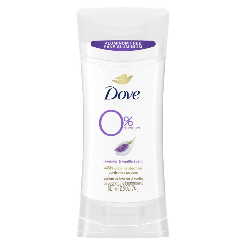 Dove Beauty 0% Aluminum Lavender &#38; Vanilla Women&#39;s Deodorant Stick - 2.6oz, 3 of 12