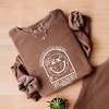 Simply Sage Market S.W.Smiley Support Your Local Planet Lightweight Garment Dyed Sweatshirt - 3 of 4