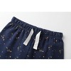 Owlivia Organic Cotton Toddler Short Sleeve Pajama Sets, Baby Summer 2Pc Sleepwear - Starry Sky - 3 of 3