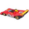 Ferrari 312P #85 Jacky Ickx - Mario Andretti 6 Hours of Watkins Glen (1972) 1/43 Diecast Model Car by Bburago - 3 of 3