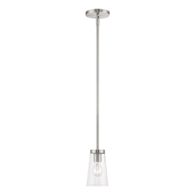 Livex Lighting Cityview 1 - Light Pendant in  Brushed Nickel