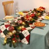 6FT Christmas Garland with Lights,Artificial Rattan with Red Gold Decorations,Garland for Home Indoor Fireplace Mantle Outdoor Decor,Battery Operated - 4 of 4