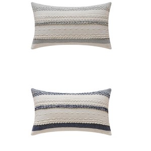 REGALWOVEN 2 Pcs Striped Decorative Throw Pillow Covers for Couch Bed Sofa Home Decor - 1 of 4
