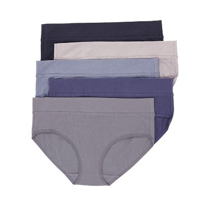 Felina 5 Pack Ladies Pima Cotton Wide Waistband Hipster : :  Clothing, Shoes & Accessories