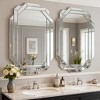 KWPZQEB Bathroom Mirror, Luxury Glass Decorative Mirror with Beveled Edge Frameless Design, Art Decor Wall Mounted Vanity Mirror for Hallway, Entryway - 4 of 4