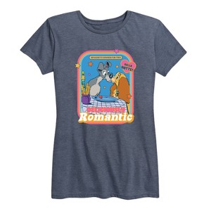 Women's - Disney - Lady and the Tramp Spaghetti Dinner For Two Short Sleeve Graphic T-Shirt - 1 of 4