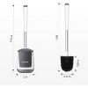 SetSail Toilet Brush and Holder & Floor Scrub Brush with 48-Inch Long Adjustable Handle - 2 of 3