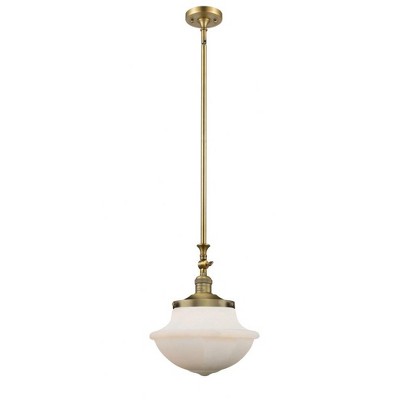 Oxford - 1 Light Mini Pendant In Traditional Style-15 Inches Tall and 11.75 Inches Wide