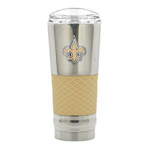 NFL New Orleans Saints 24oz Draft Tumbler with Chrome Finish - 1 of 2
