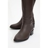 Svetlo - Brown Back-Zip Knee-High Boot (Women) | Prologue Shoes - 4 of 4