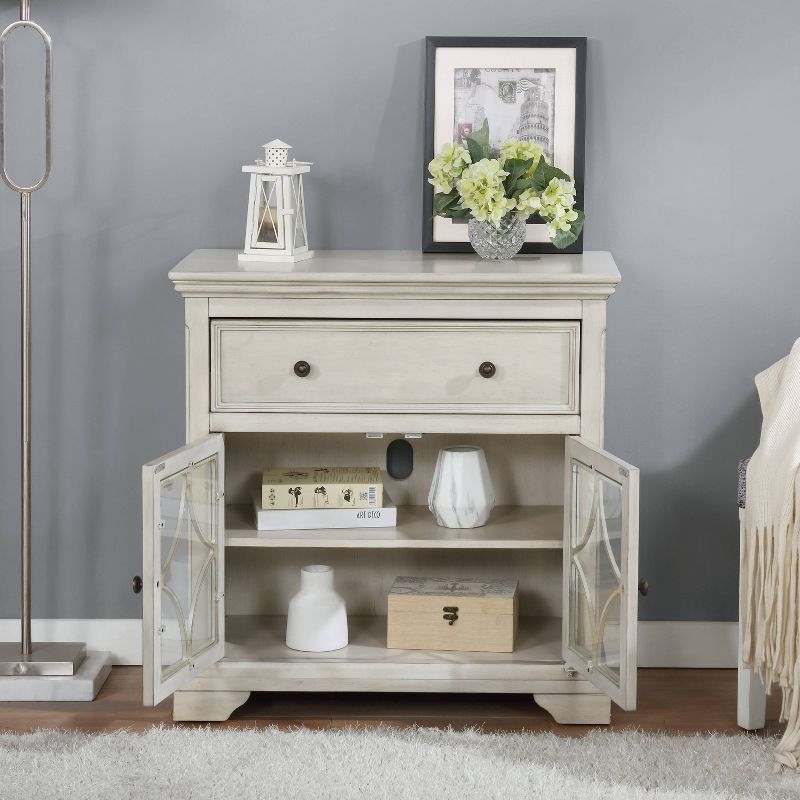 Evadra Hallway Cabinet Antique White - HOMES: Inside + Out, 4 of 6