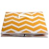 Design Imports Nonwoven Polyester Cube Chevron White/Gold Square 11X11X11 Set/2 - 4 of 4