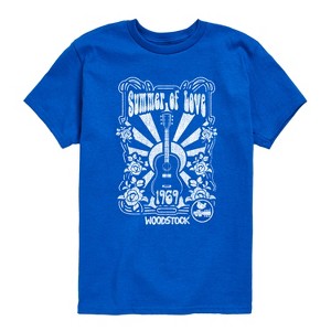 Boys' - Woodstock - Summer Of Love Short Sleeve Graphic T-Shirt - 1 of 4