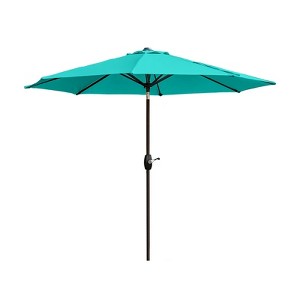 WestinTrends 9 Ft Outdoor Patio Market Table Umbrella with Tilt and Crank - 1 of 4
