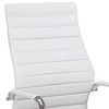 Studio 55D Primero White Faux Leather Adjustable Office Chair - 3 of 4