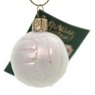 Old World Christmas 1.5 Inch Miniature Sport Balls Ornament Sports Game Tree Ornaments