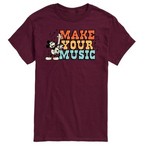Men's - Disney - Make Your Music Short Sleeve Graphic T-Shirt - 1 of 4
