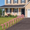 Big Dot of Happiness Candy Cane Lawn Decorations - Outdoor Holiday and Christmas Yard Decorations - 10 Piece - 3 of 4