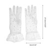 Unique Bargains Women's Rhinestone Lace Sunblock Mittens 1 Pair - 3 of 4
