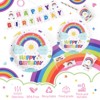 200 Pc Christmas Party Supplies, Funny Tableware Sets: Dinner Plates,Dessert Plates,Napkins,Cups,Spoons,Forks,Knives,Straws for 25 Guests,Party Decor - 4 of 4