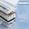 YUNZII B87 Mechanical Keyboard,Hot Swap Gasket Mount RGB Backlit Gaming with Wrist Rest - 2 of 4