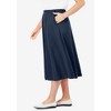 Woman Within Plus Size Petite 7-Day Knit A-Line Skirt - 3 of 4