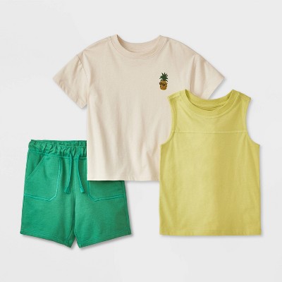 Toddler Boys' 3pk Jersey and French Terry Shorts Set - Cat & Jack™