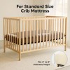 KeaBabies 2pk Soothe Waterproof Fitted Crib Sheets for Girl, Boy, 100% Organic Soft Cotton Crib Mattress Protector Sheet - 3 of 4